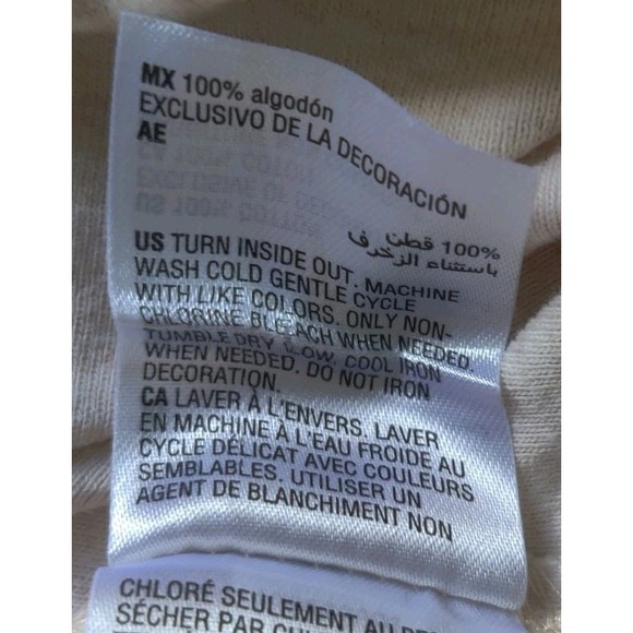 Karen Scott Women's 100% Cotton Square Neck Top Black Neck/Sleeve Detail Sz M‎ - Picture 5 of 5